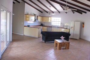 Condo, 2 Bedrooms | Private kitchen | Fridge, microwave, stovetop, coffee/tea maker