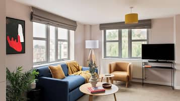 In-room safe, iron/ironing board, free cribs/infant beds, free WiFi