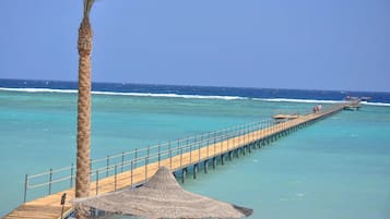 Vue sur la plage/l’océan