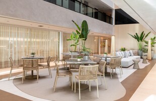 Sala de estar en el lobby