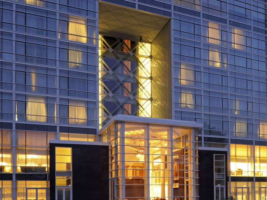 Front of property - evening/night