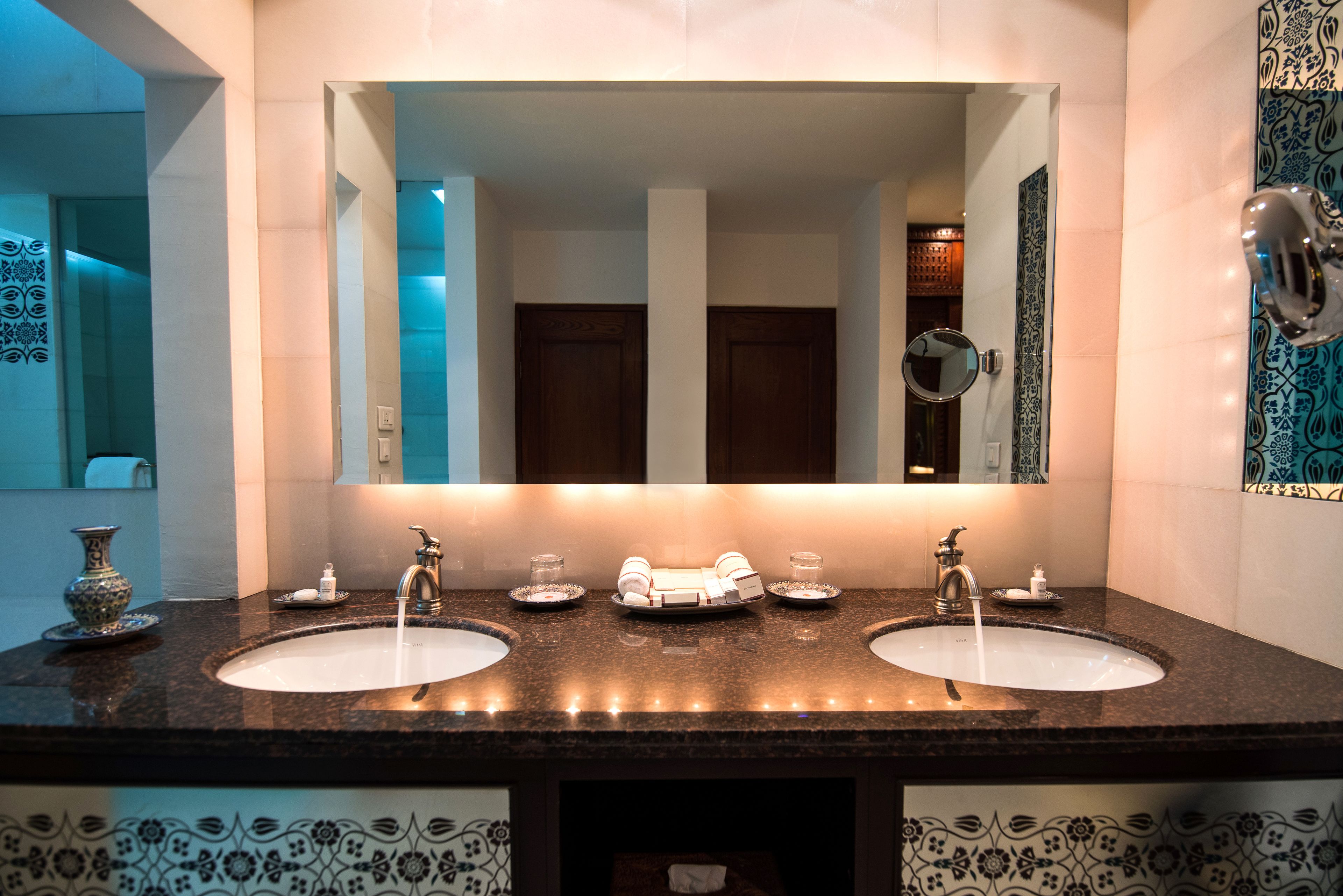 free toiletries, slippers, bidet, towels