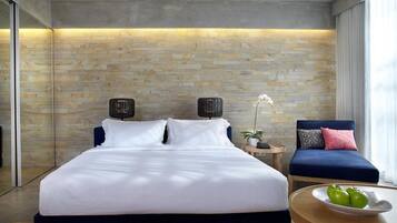 Premium bedding, minibar, in-room safe, desk
