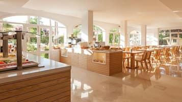 Daily buffet breakfast (EUR 13 per person)