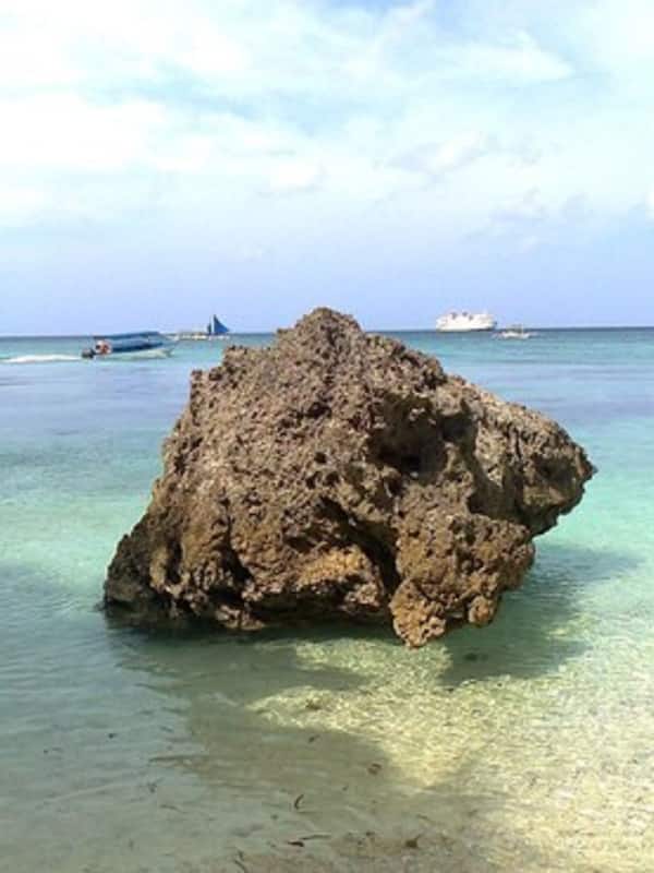 Private beach, white sand