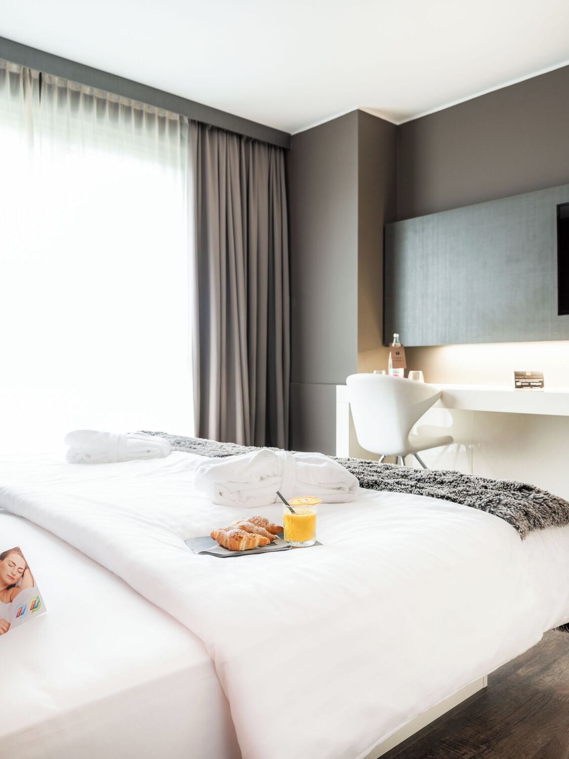 Suite | Biancheria da letto di alta qualità, materassi in memory foam, minibar