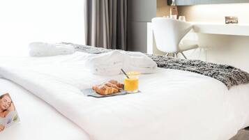 Suite | Biancheria da letto di alta qualità, materassi in memory foam, minibar