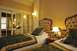 Premium bedding, minibar, in-room safe, desk