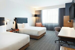 Room, 2 Double Beds | Hypo-allergenic bedding, pillowtop beds, in-room safe, desk