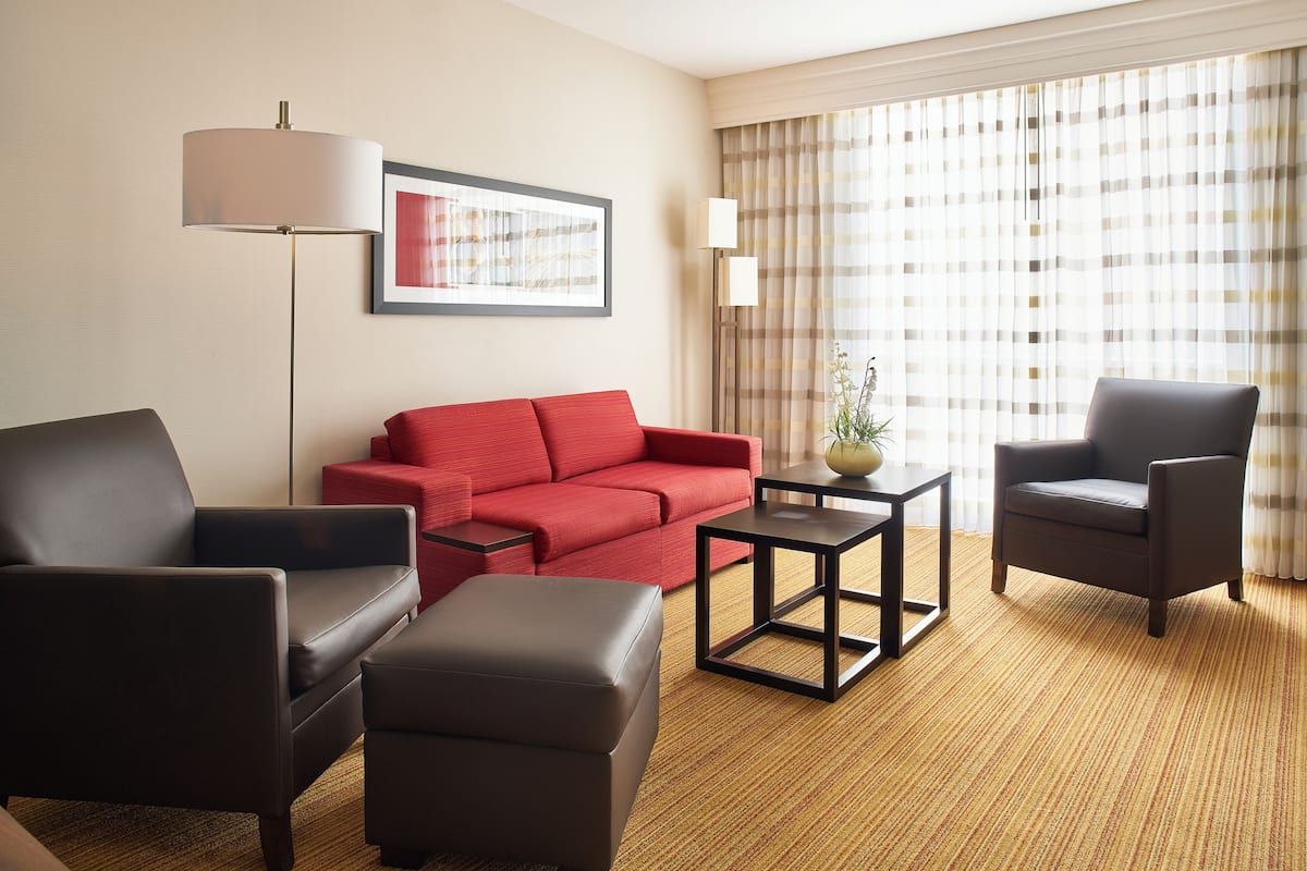 suite, 1 king bed with sofa bed | 1 bedroom, hypo-allergenic bedding, pillow-top beds, in-room safe