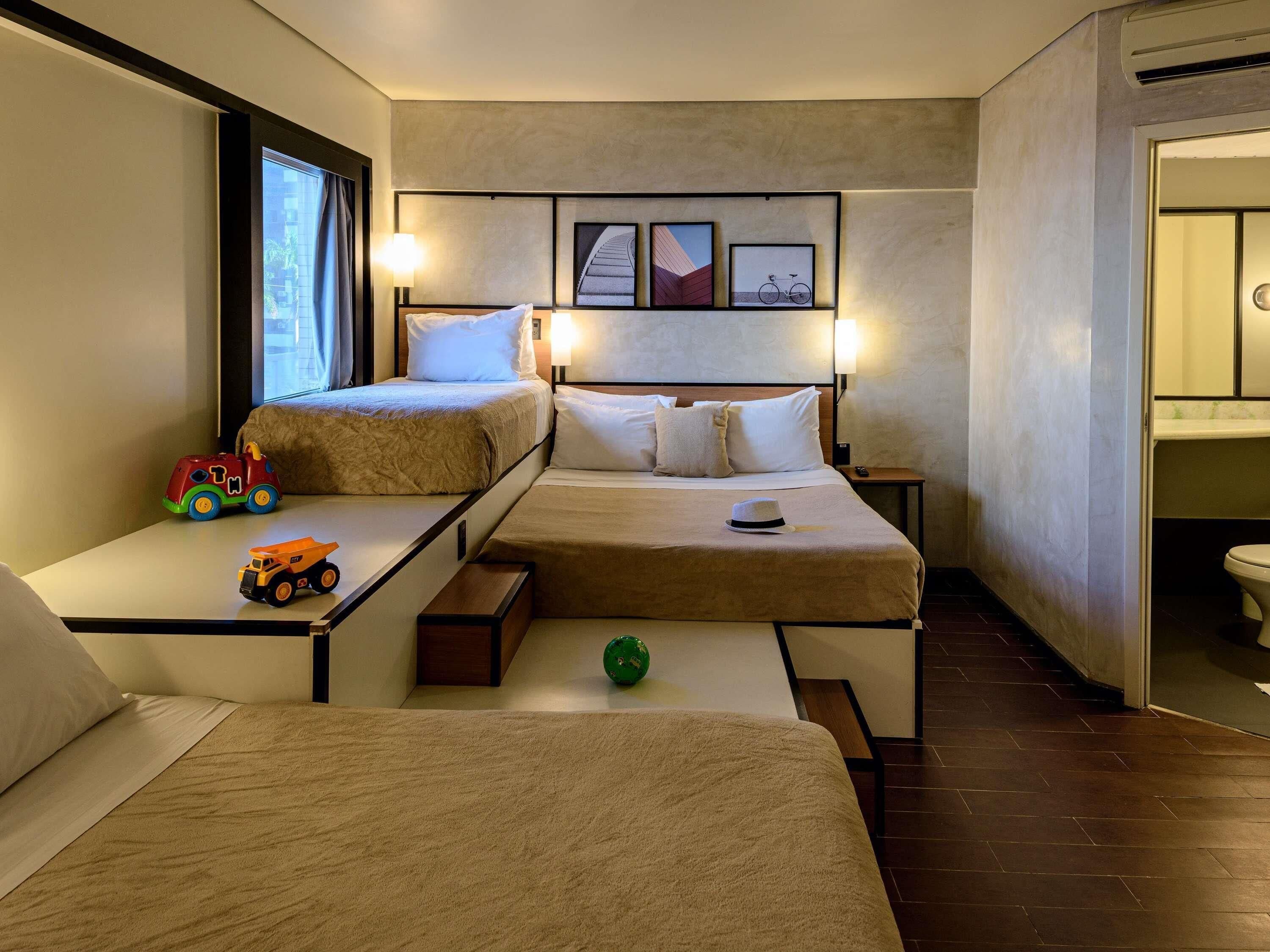 Standard Apartment, 2 Double Beds | Desk, free WiFi, bed sheets