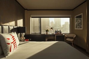 Premium bedding, pillowtop beds, in-room safe, desk