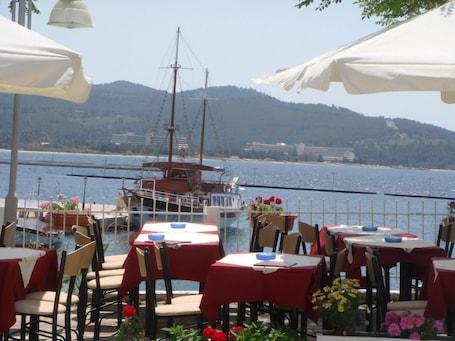 Café da manhã, almoço e jantar. Hotel Petunia