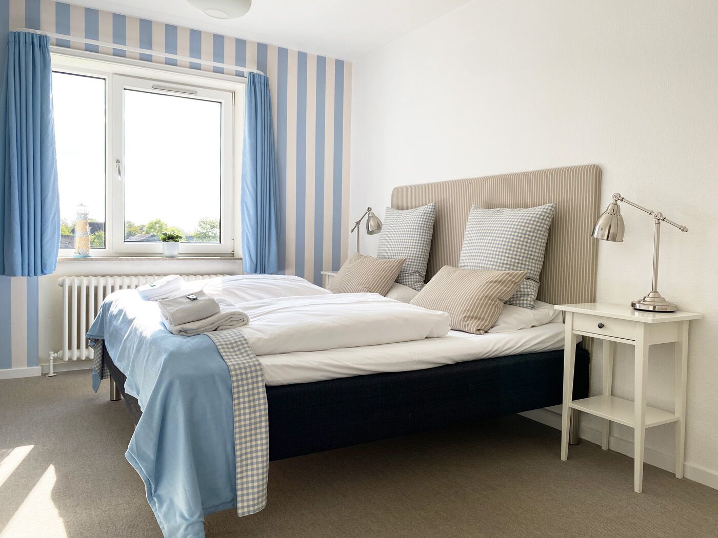 1 bedroom, down duvets, individually decorated, individually furnished