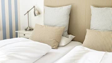 Down comforters, individually decorated, individually furnished, desk