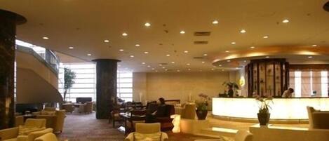 Sitteområde i lobbyen