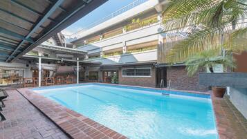 Indoor pool, outdoor pool