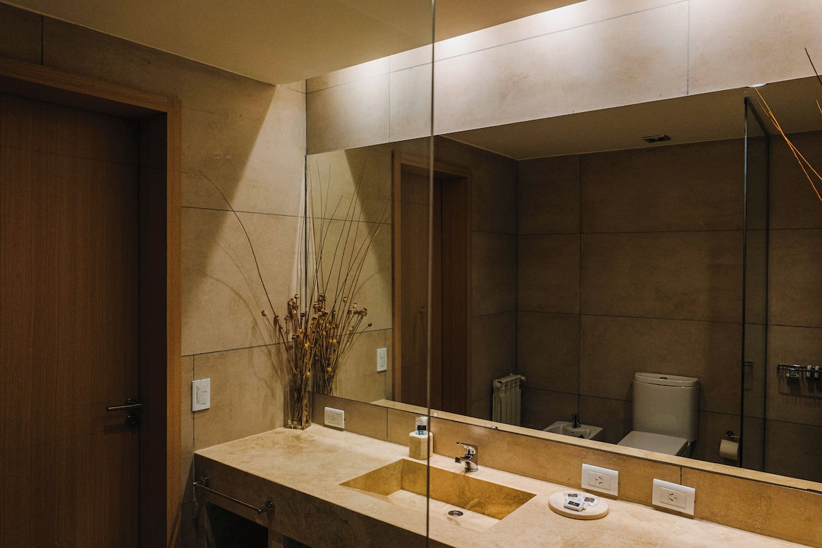 superior room, non smoking | bathroom | shower, rainfall showerhead, hair dryer, bidet