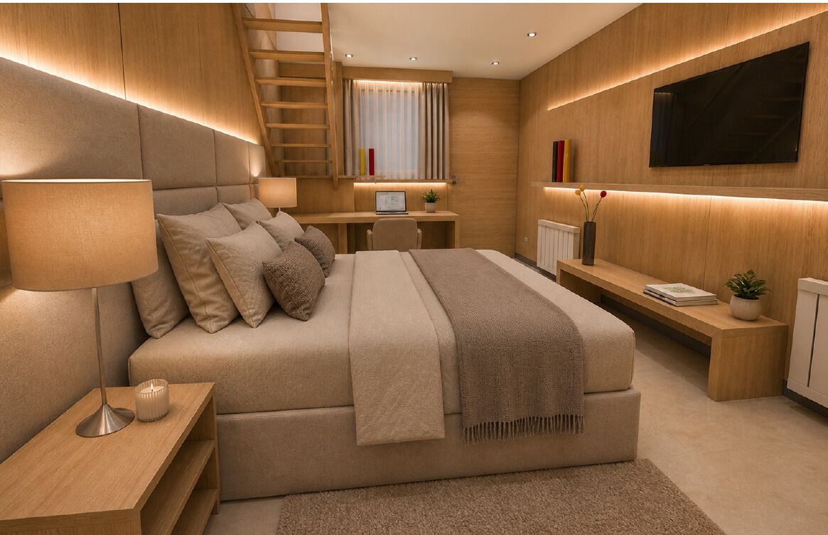 Deluxe Duplex | Down duvets, in-room safe, free WiFi