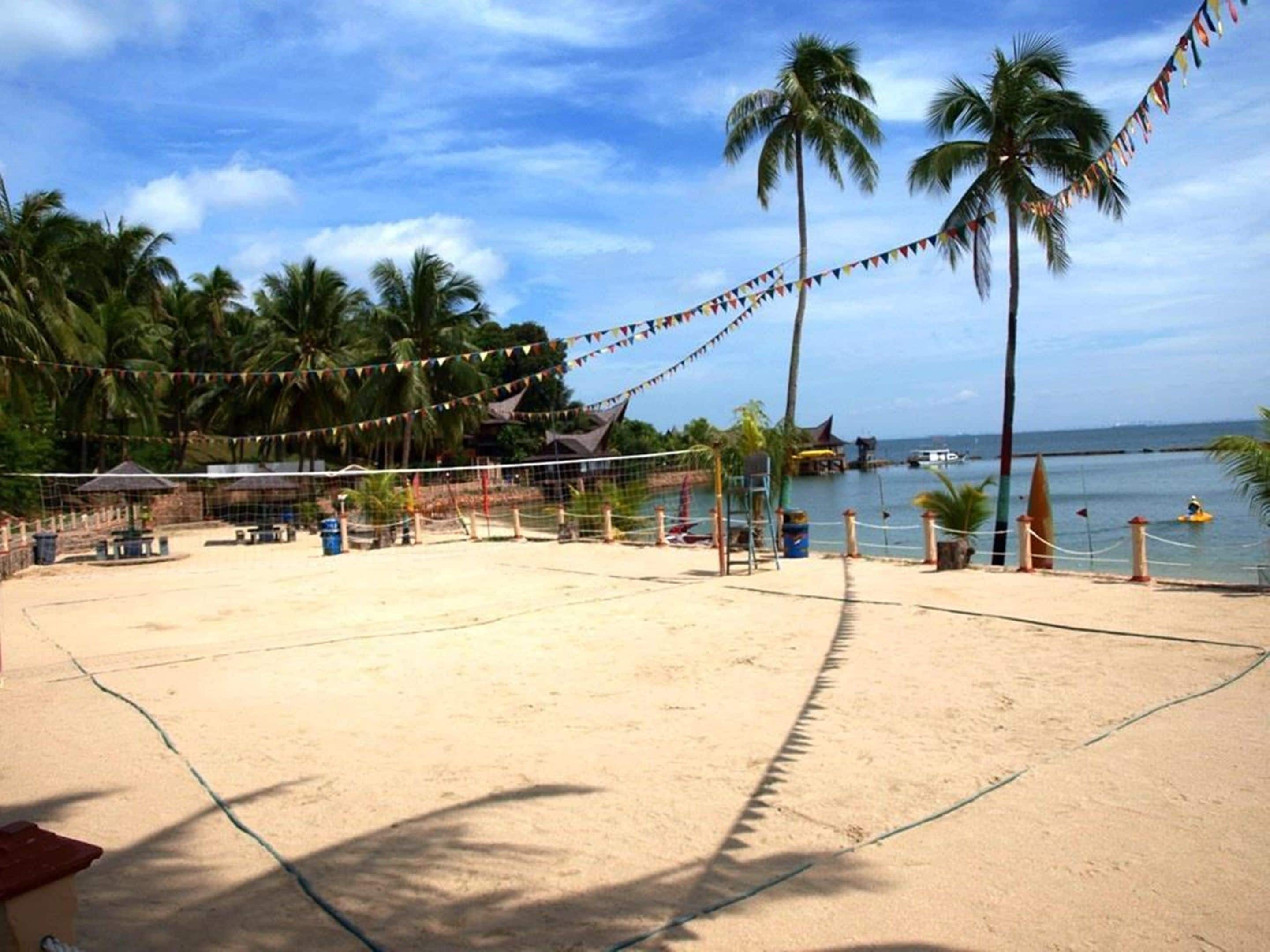 Praia particular, barracas de praia de cortesia 