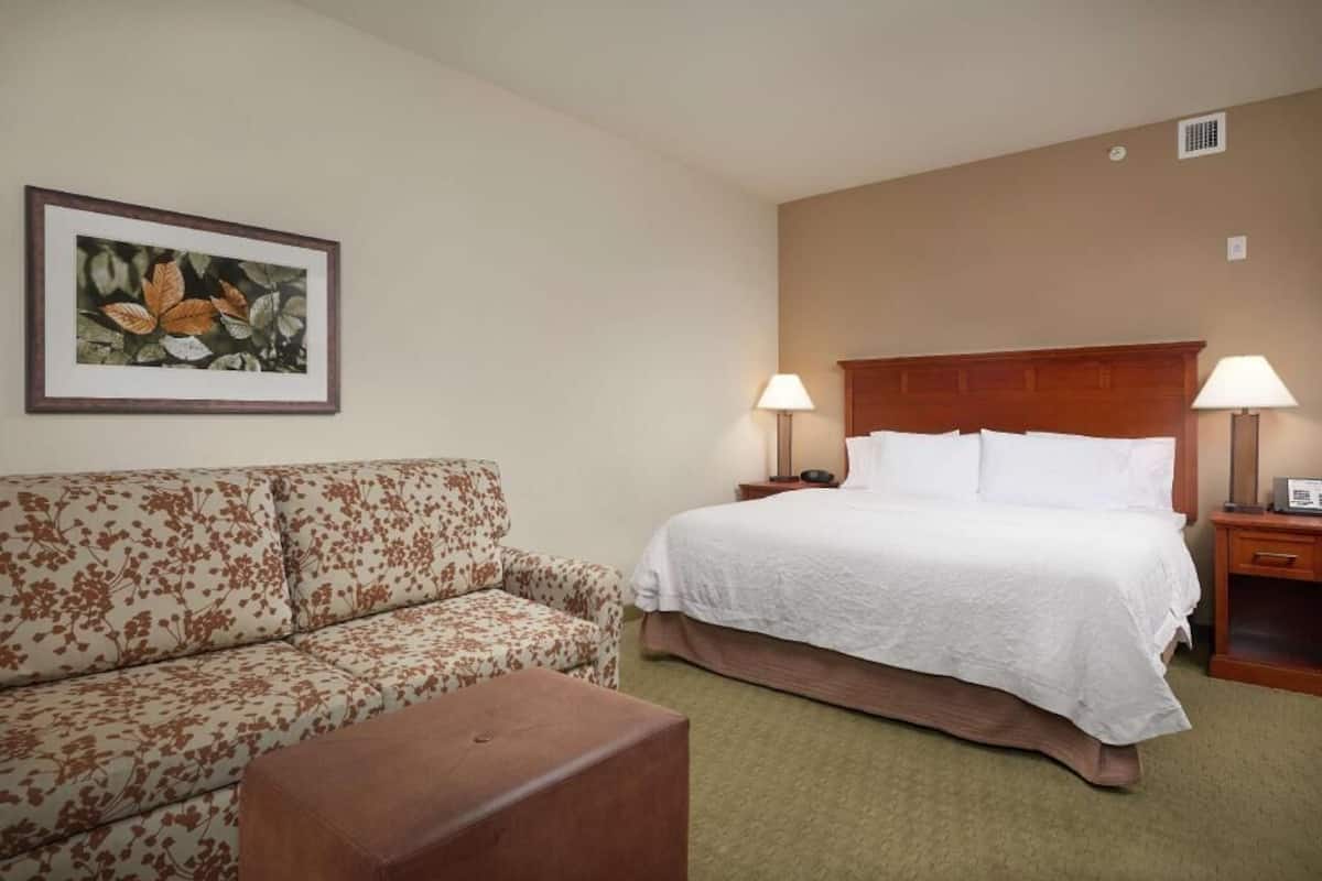In-room safe, desk, laptop workspace, iron/ironing board