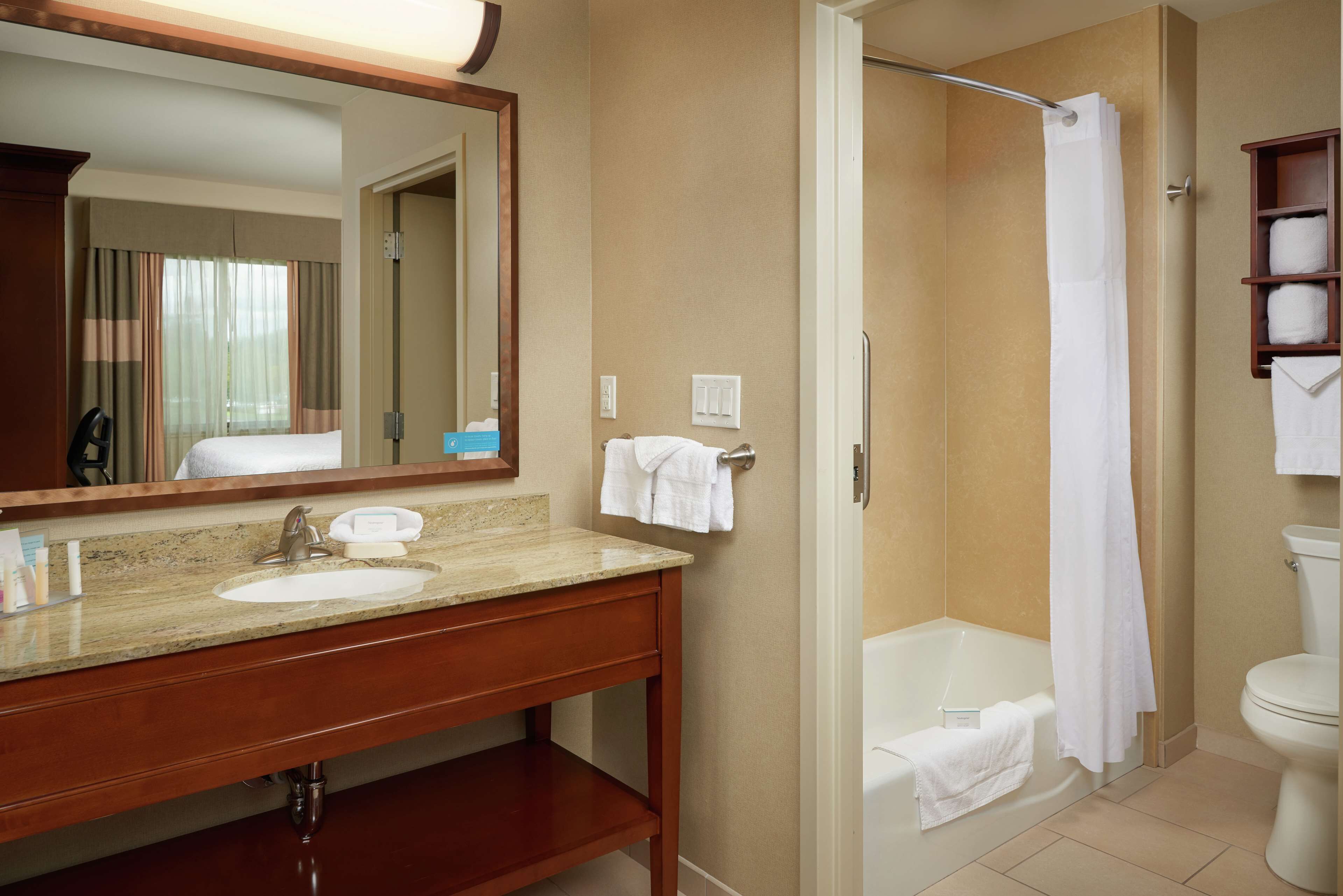 free toiletries, hair dryer, towels, soap