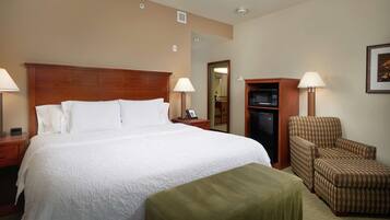 In-room safe, desk, laptop workspace, iron/ironing board