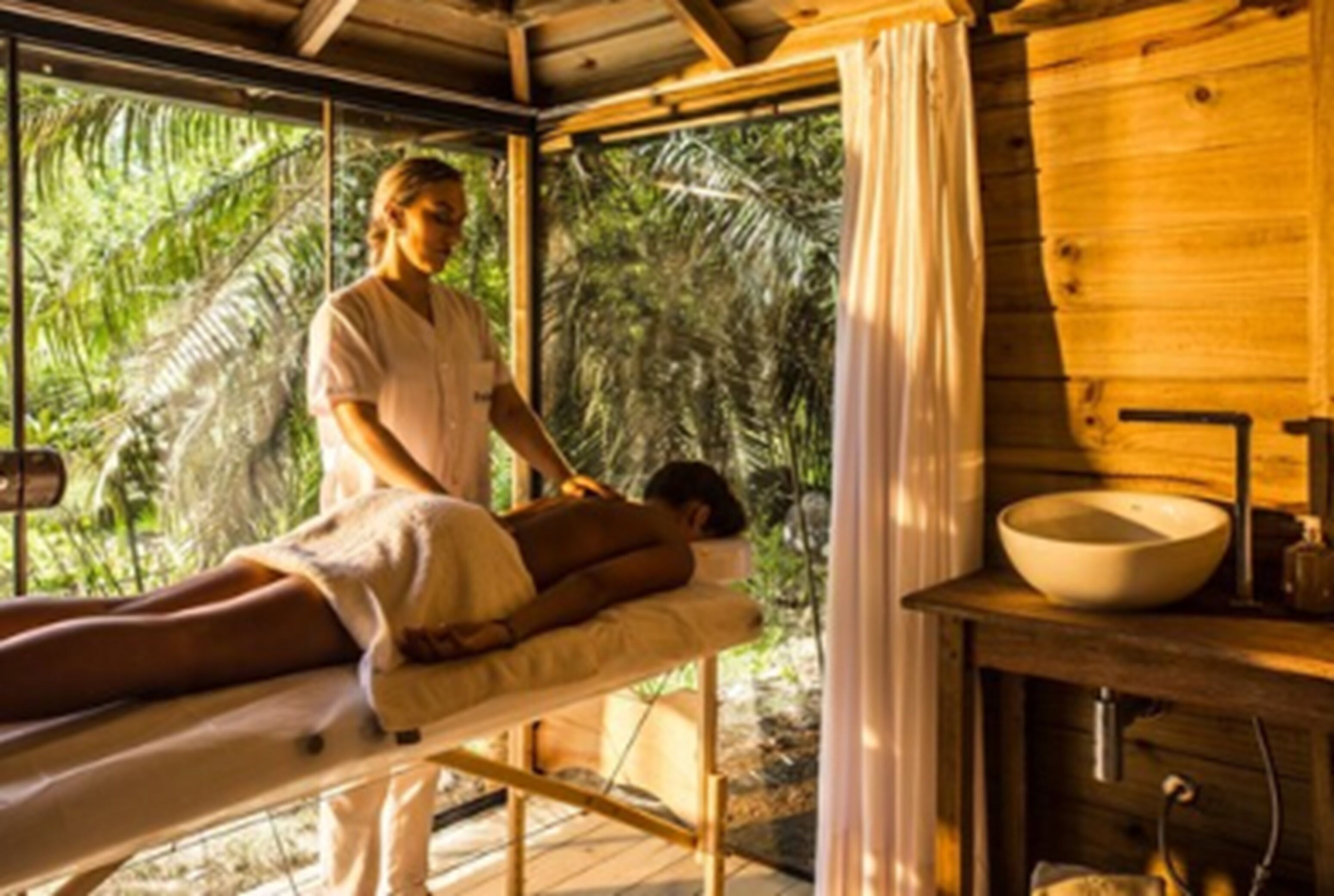 aromatherapy, manicures and pedicures