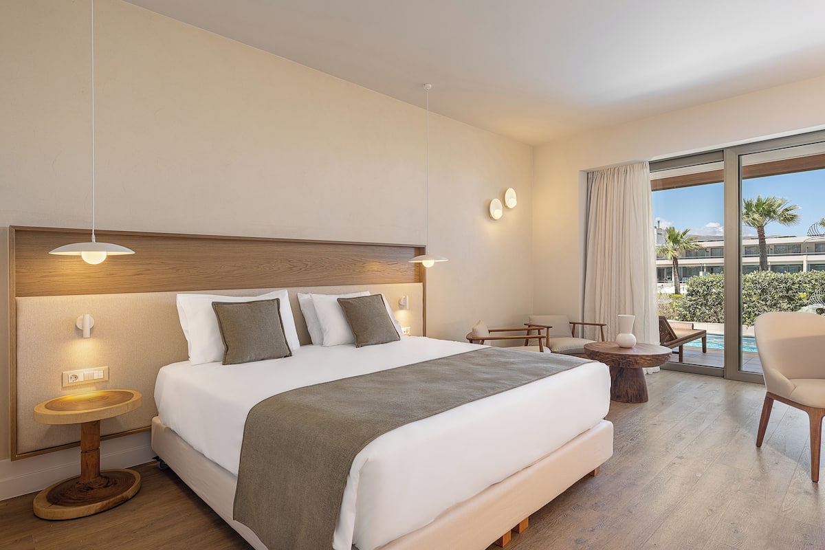 Chambre Deluxe, piscine privée | 1 chambre, draps en coton égyptien, literie de qualité supérieure
