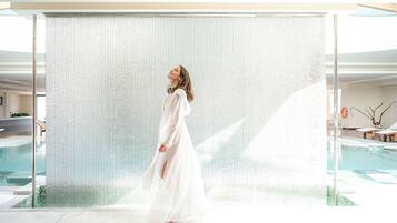 Couples treatment room(s), sauna, steam room, body treatments