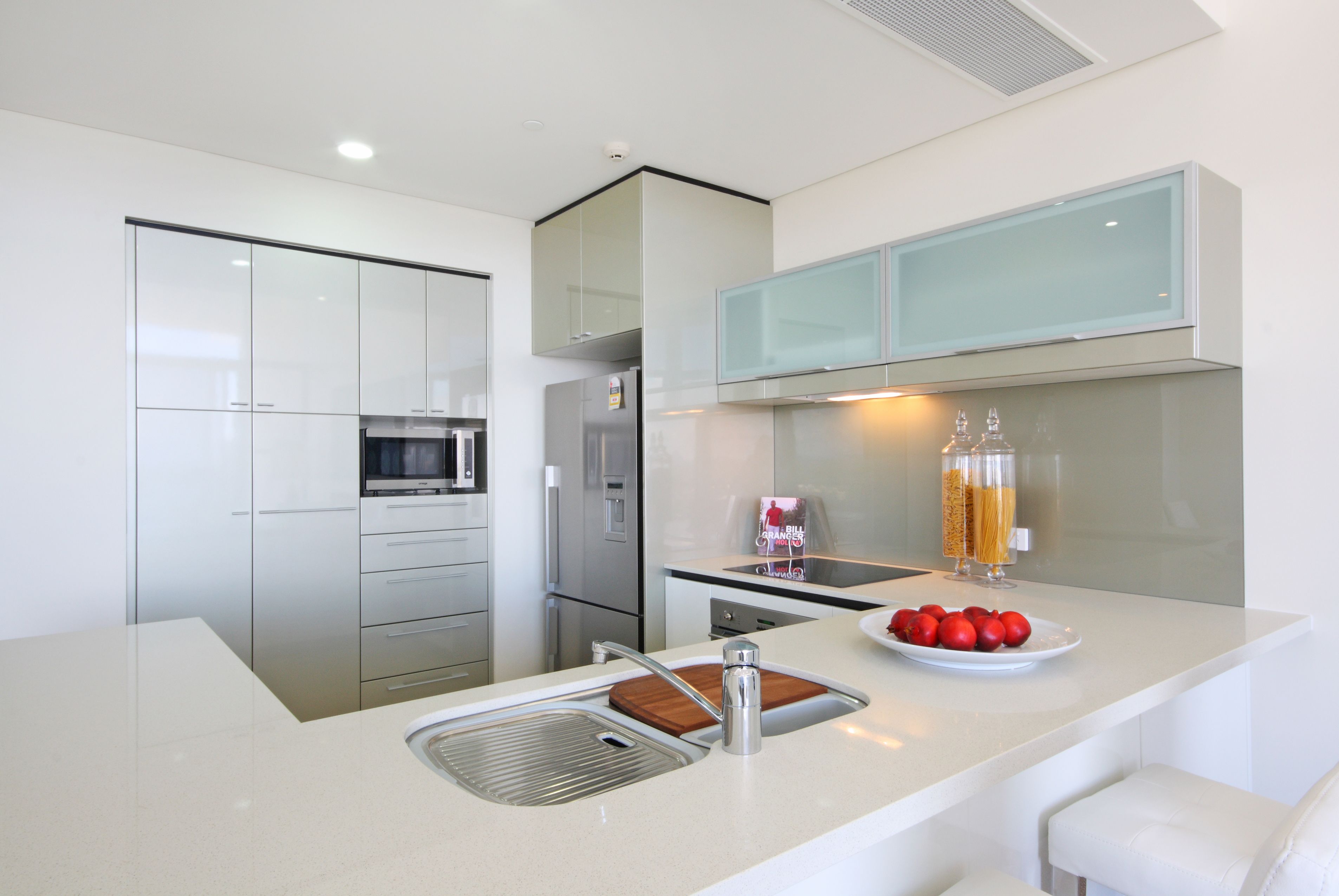 penthouse - three bedroom | private kitchen | fridge, microwave, oven, stovetop