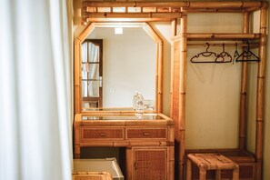 Lakens van Egyptisch katoen, luxe beddengoed, een minibar