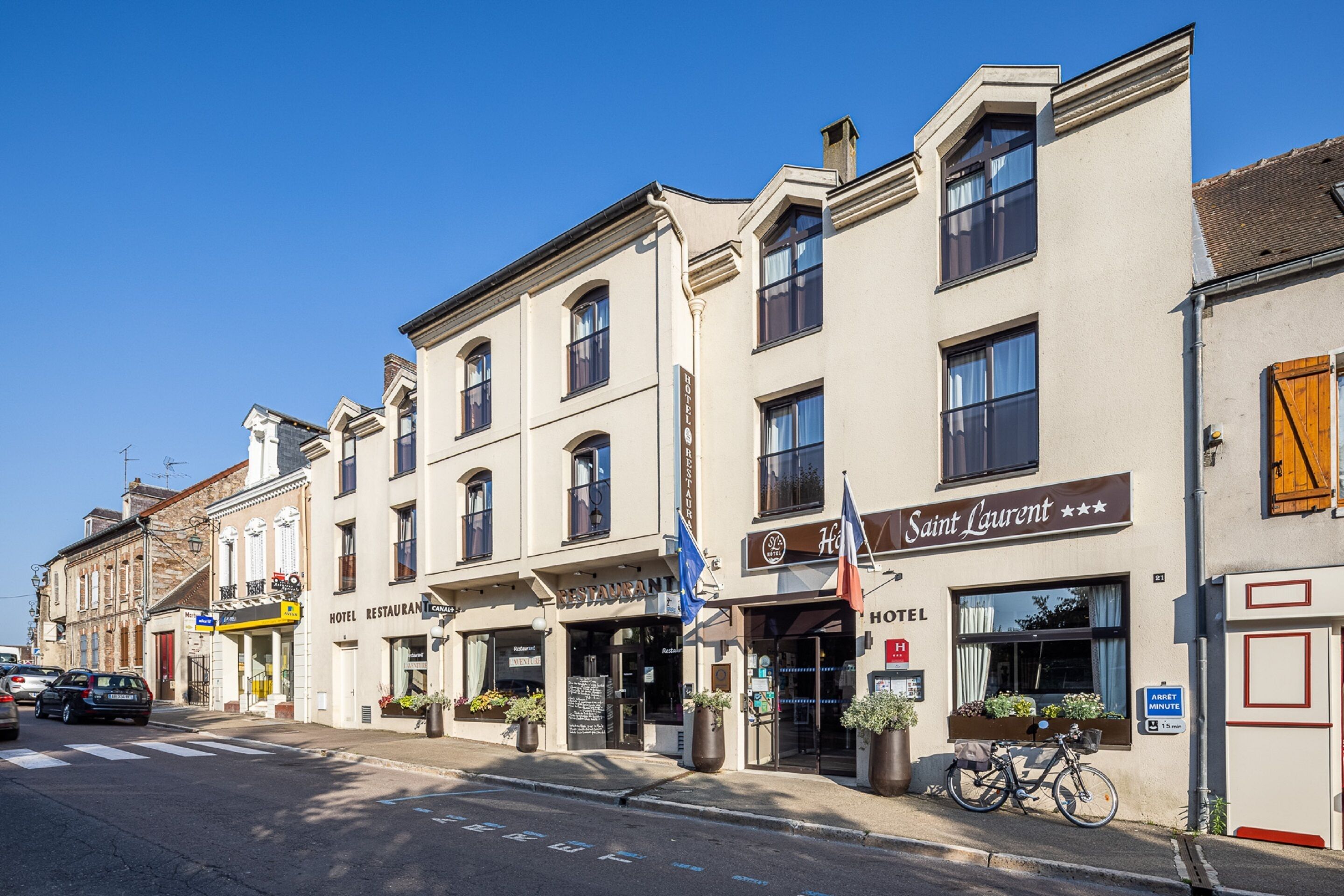 Façana frontal de l'allotjament