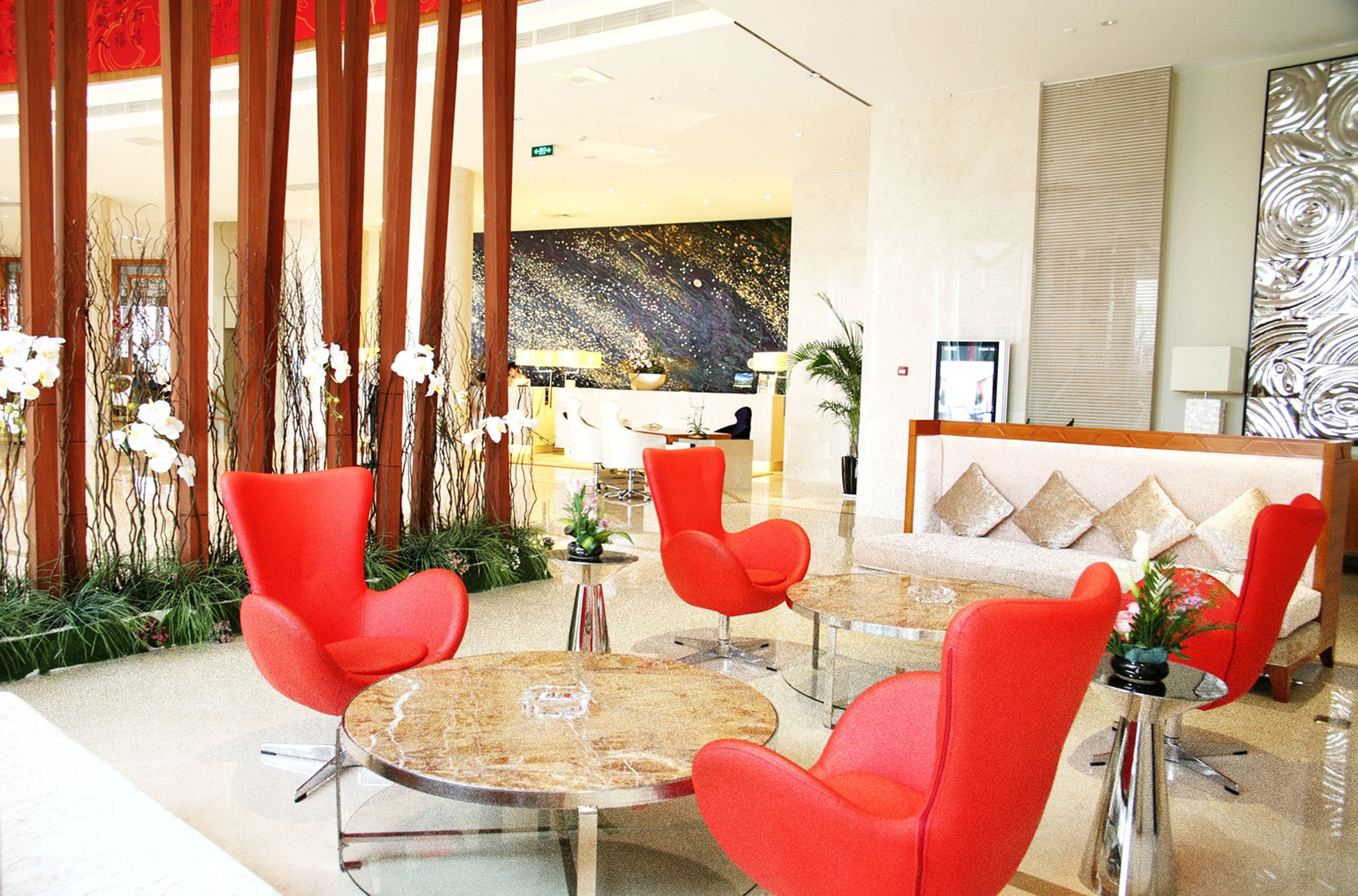 Coin salon dans le hall