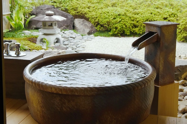 Japanese Style Room with "Open-Air Bath" (annex) Non Smoking | Deep soaking bathtub