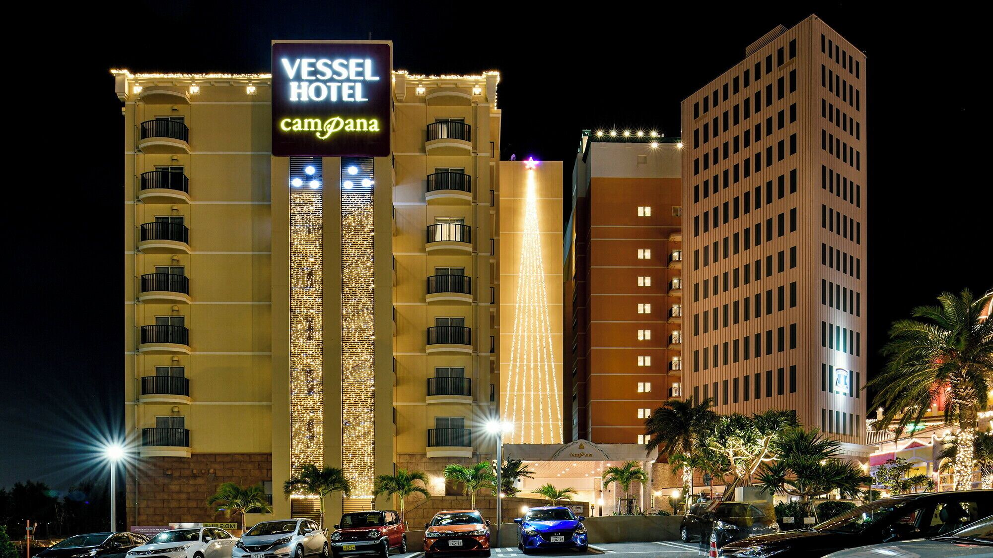 front of property – evening/night