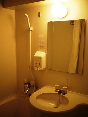 Shower, hair dryer, slippers, electronic bidet