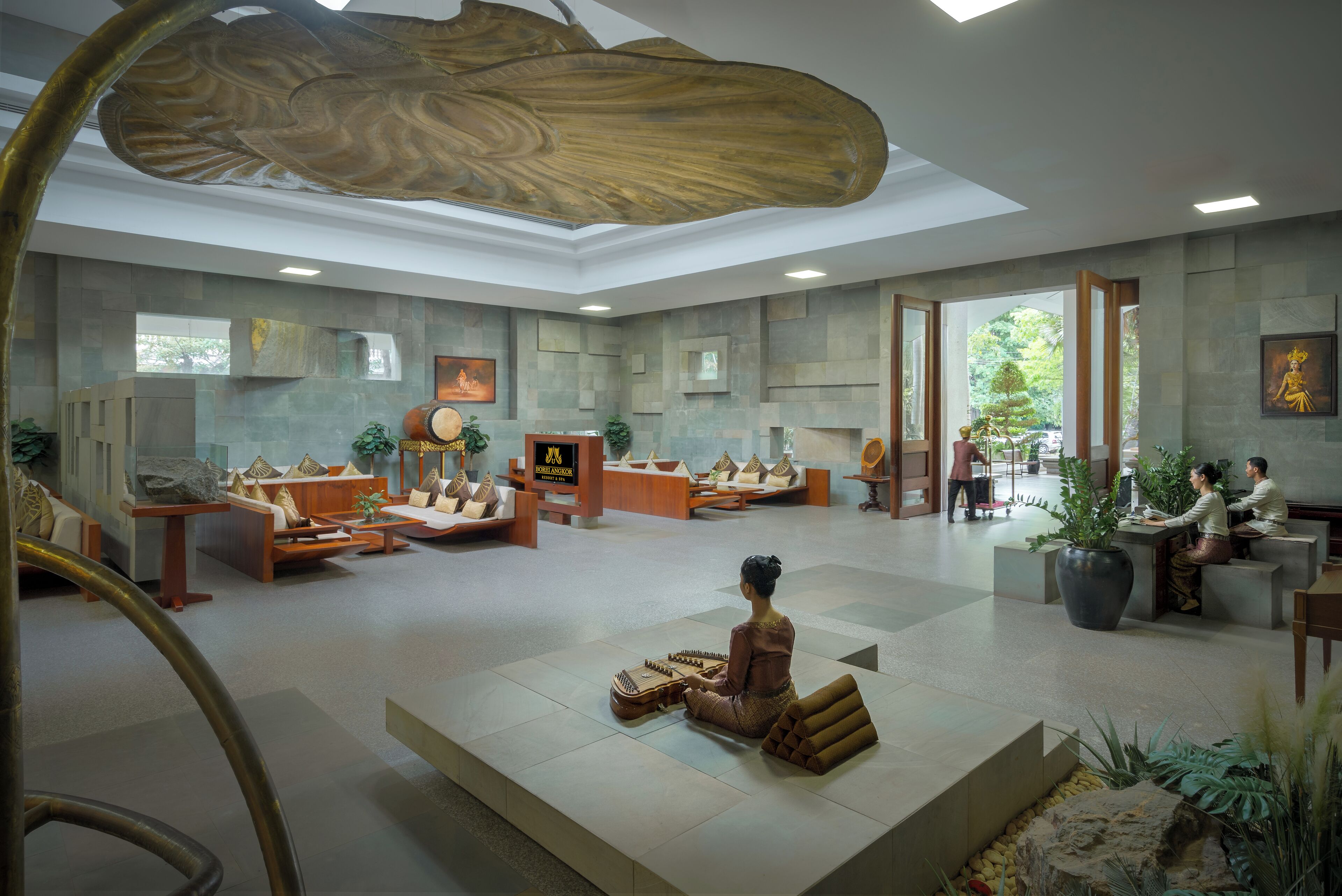 Lobby sitting area