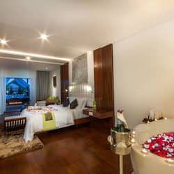 Club suite (Free One Time Sunset Cocktail Set) | Uitzicht vanaf balkon