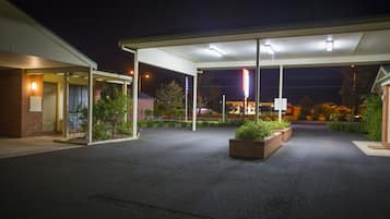 Front of property - evening/night