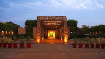 Front of property - evening/night