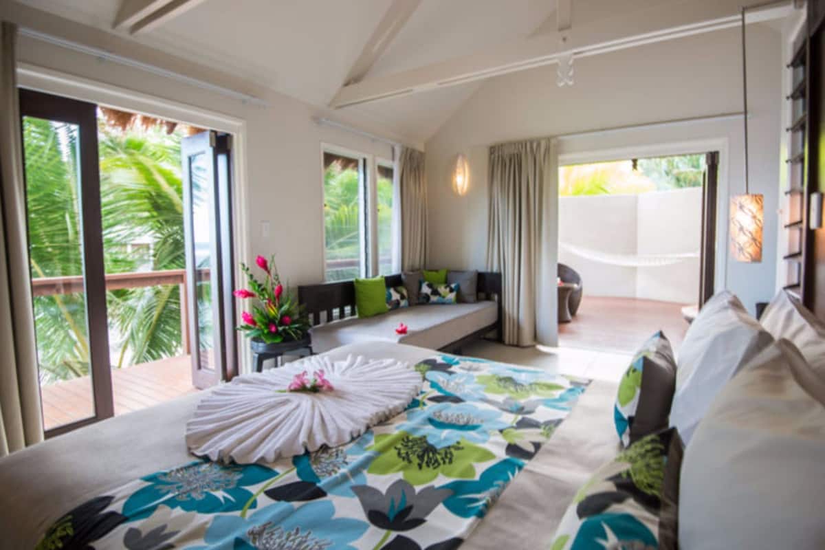 Beachfront Villa | Frette Italian sheets, premium bedding, down duvets, pillow-top beds
