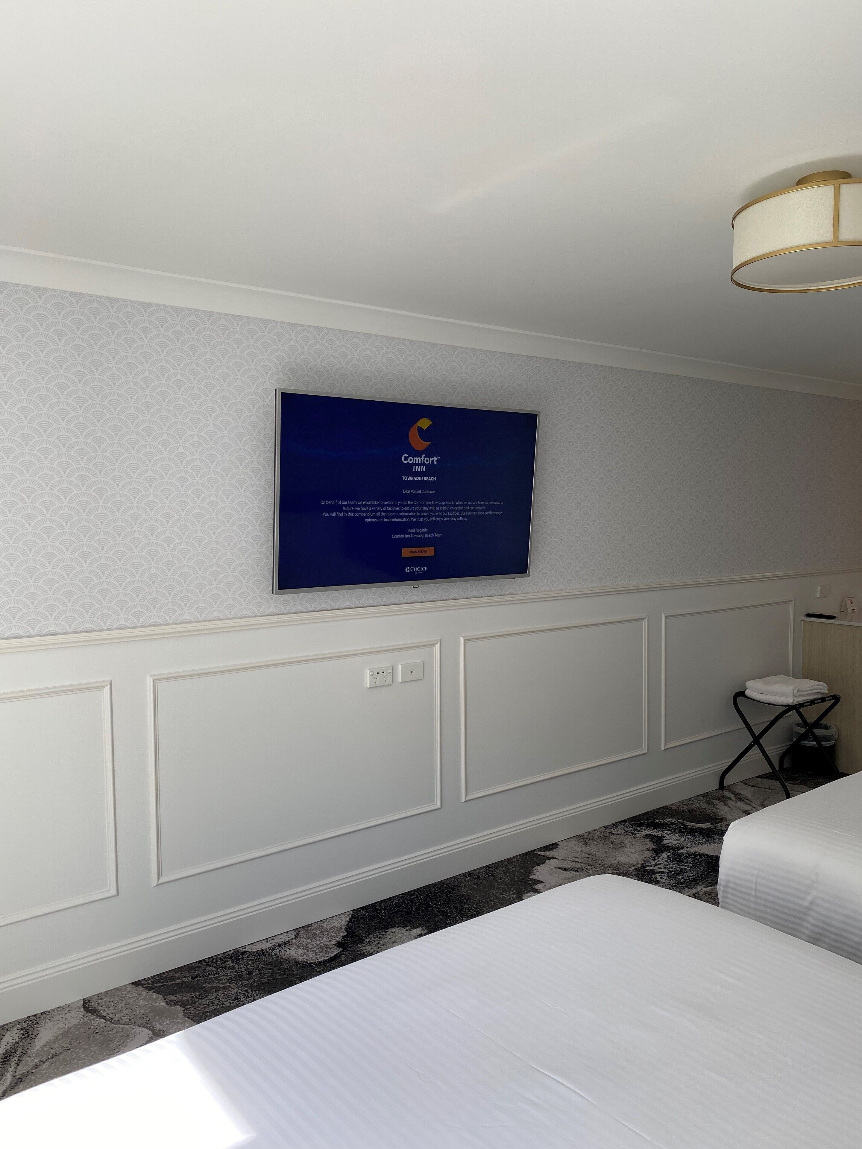 room, 2 queen beds, non smoking | desk, blackout curtains, iron/ironing board, free wifi