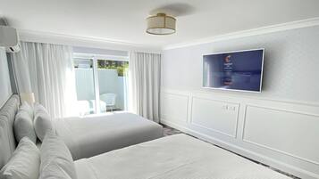 Room, 2 Queen Beds, Non Smoking | Desk, blackout curtains, iron/ironing board, free WiFi