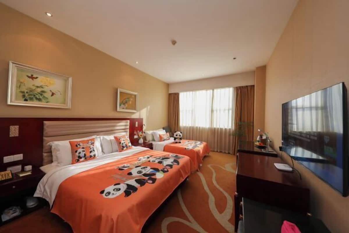 Blackout drapes, soundproofing, iron/ironing board, free WiFi