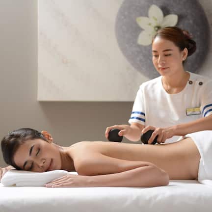 Aromatherapy, Thai massages, body scrubs, 4 treatment rooms