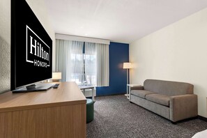 50-inch flat-screen TV with satellite channels, TV, Netflix - Spark by Hilton Missouri City (Missouri City)