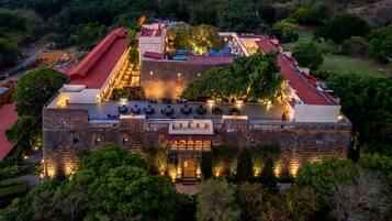 Front of property – evening/night