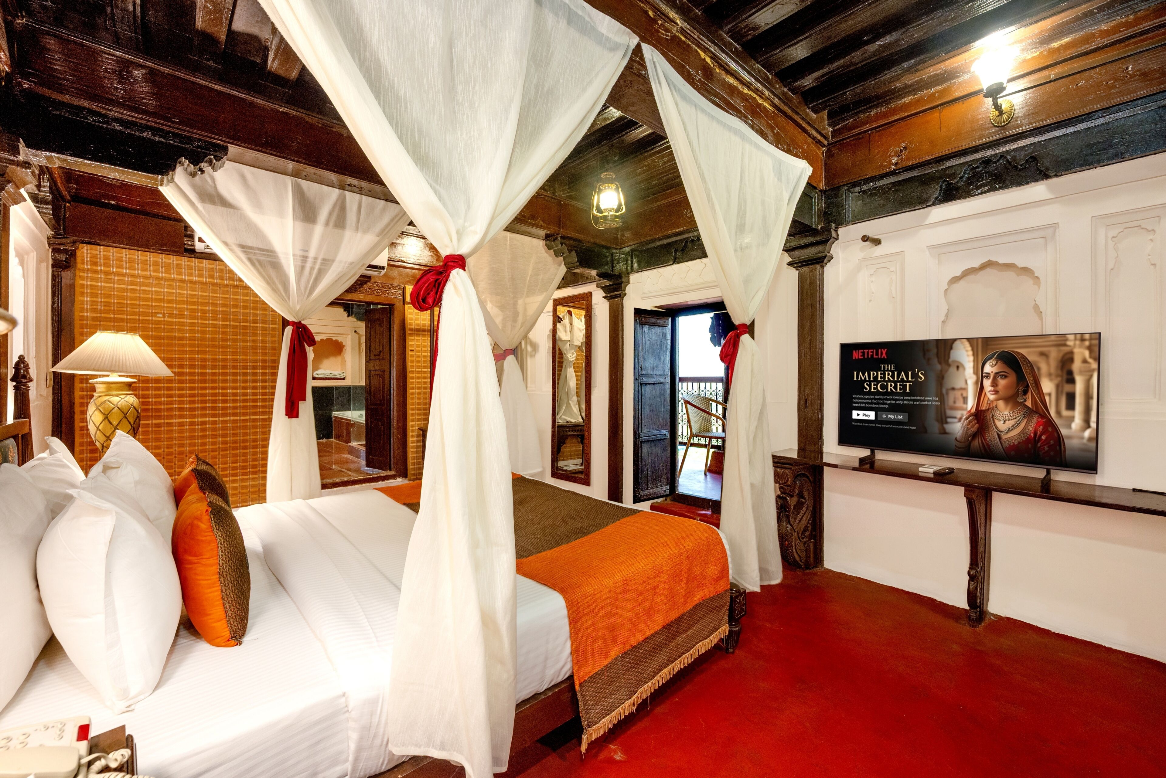 Maharaja Suite | Premium bedding, in-room safe, desk, laptop workspace