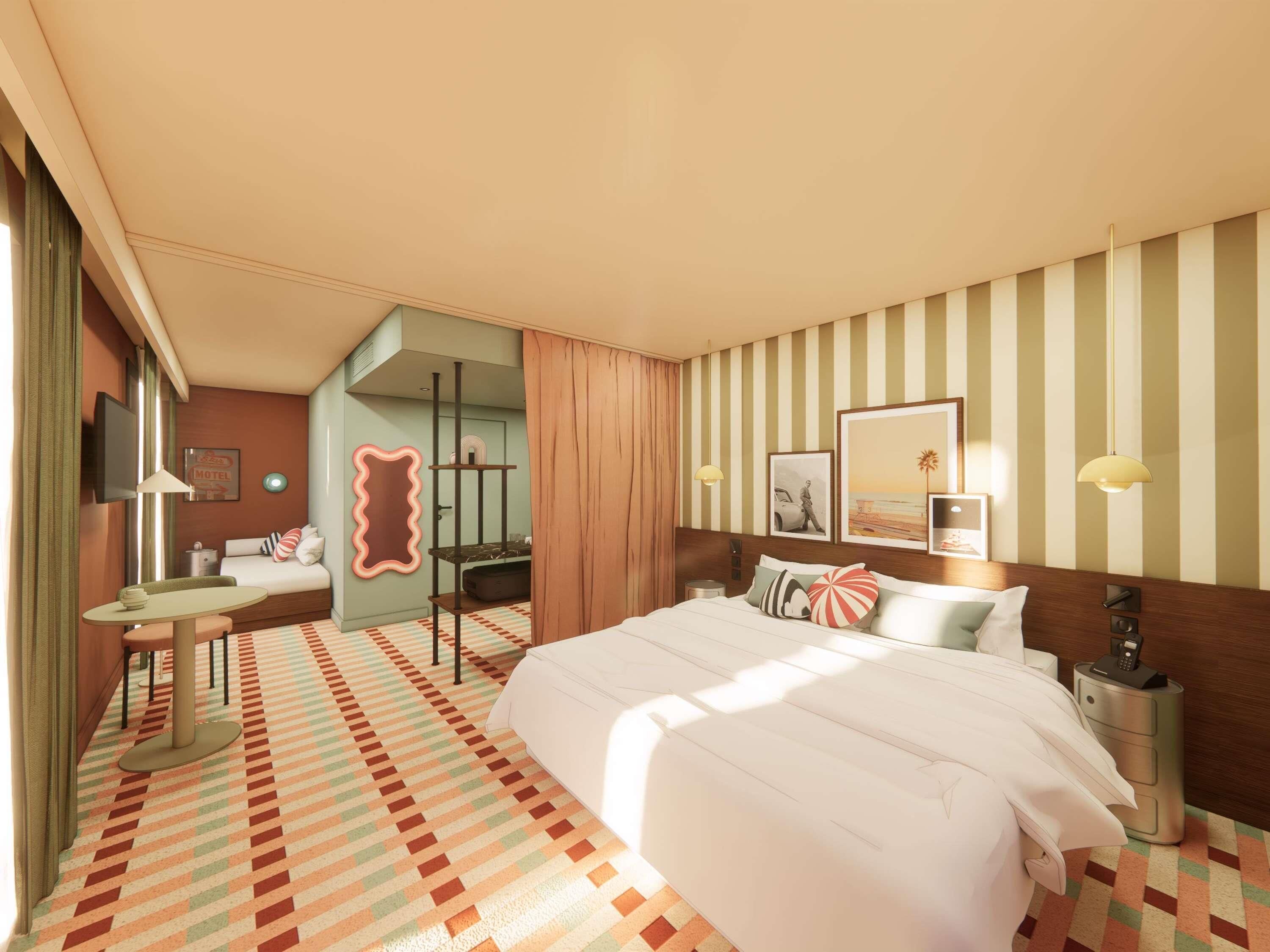 Chambre Confort, 1 lit double | Literie de qualité supérieure, bureau